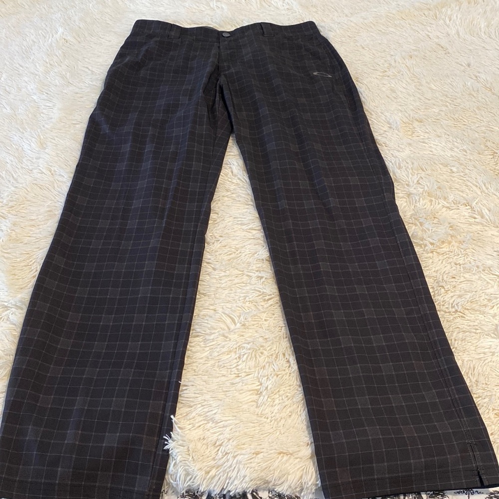 Oakley Black Plaid Men's Pants